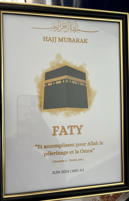 CERTIFICAT HAJJ/ OMRA MUBARAK